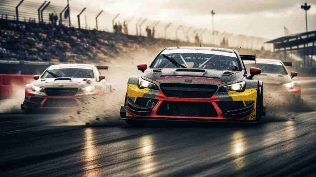 automobile racing sports competition