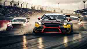 automobile racing sports competition