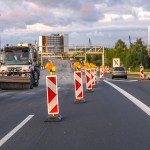 road works highway repair street machinery